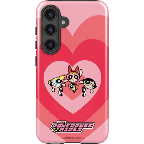 Cartoon Network Powerpuff Girls Hearts Galaxy S25 Impact Case